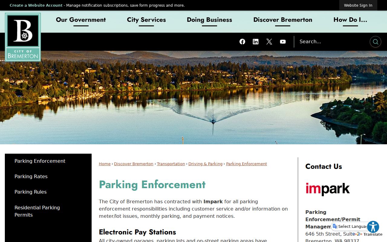 Bremerton court docket parking citation and 48-hour boot route